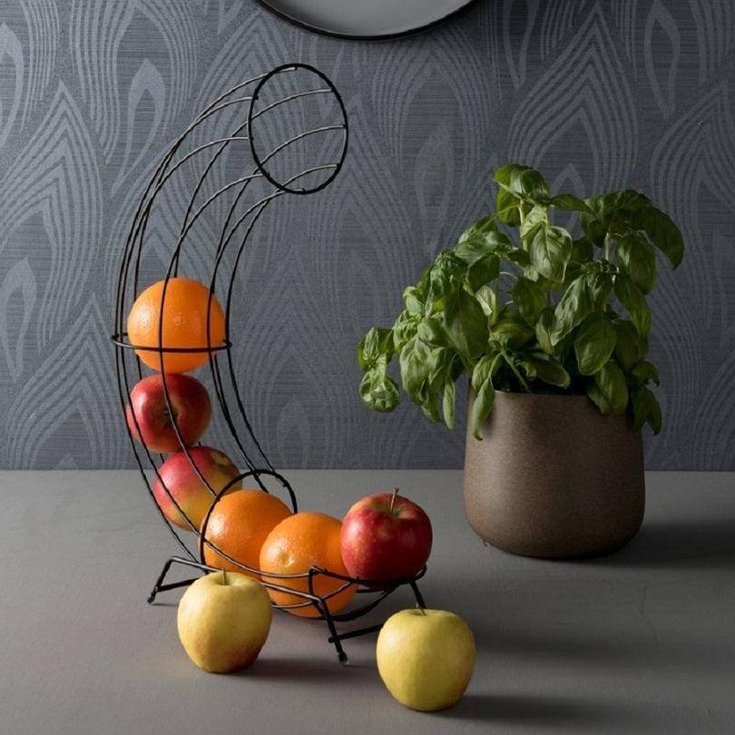 Present Time Arc Fruit Dispenser - Matte Black