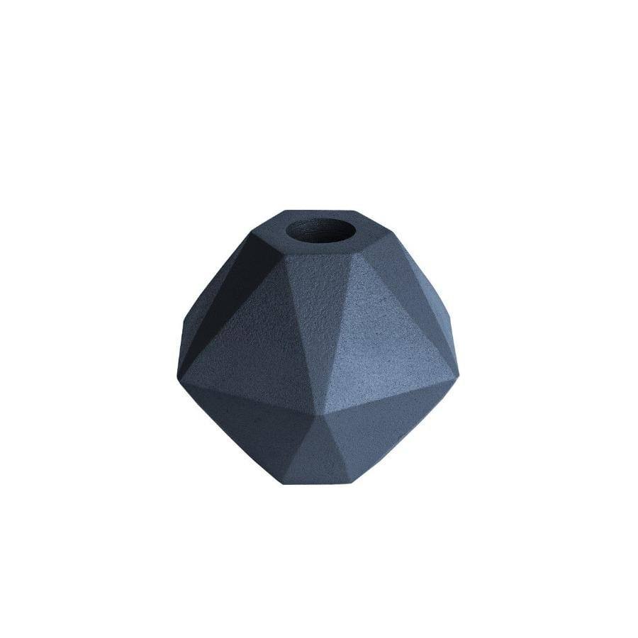 Present Time Hexagon Nimble Candle Holder - Blue