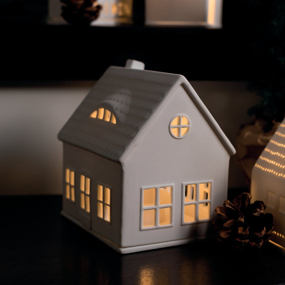 Cottage Tealight Holder & Sculpture