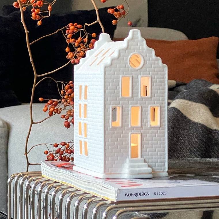 Rader Germany Brick House Tealight Holder & Sculpture Small