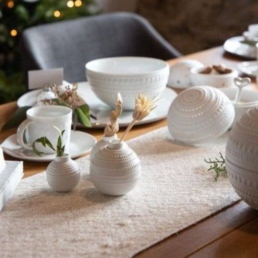 Rader Germany Miracle Ball Mini Vases, Set of 3 - White
