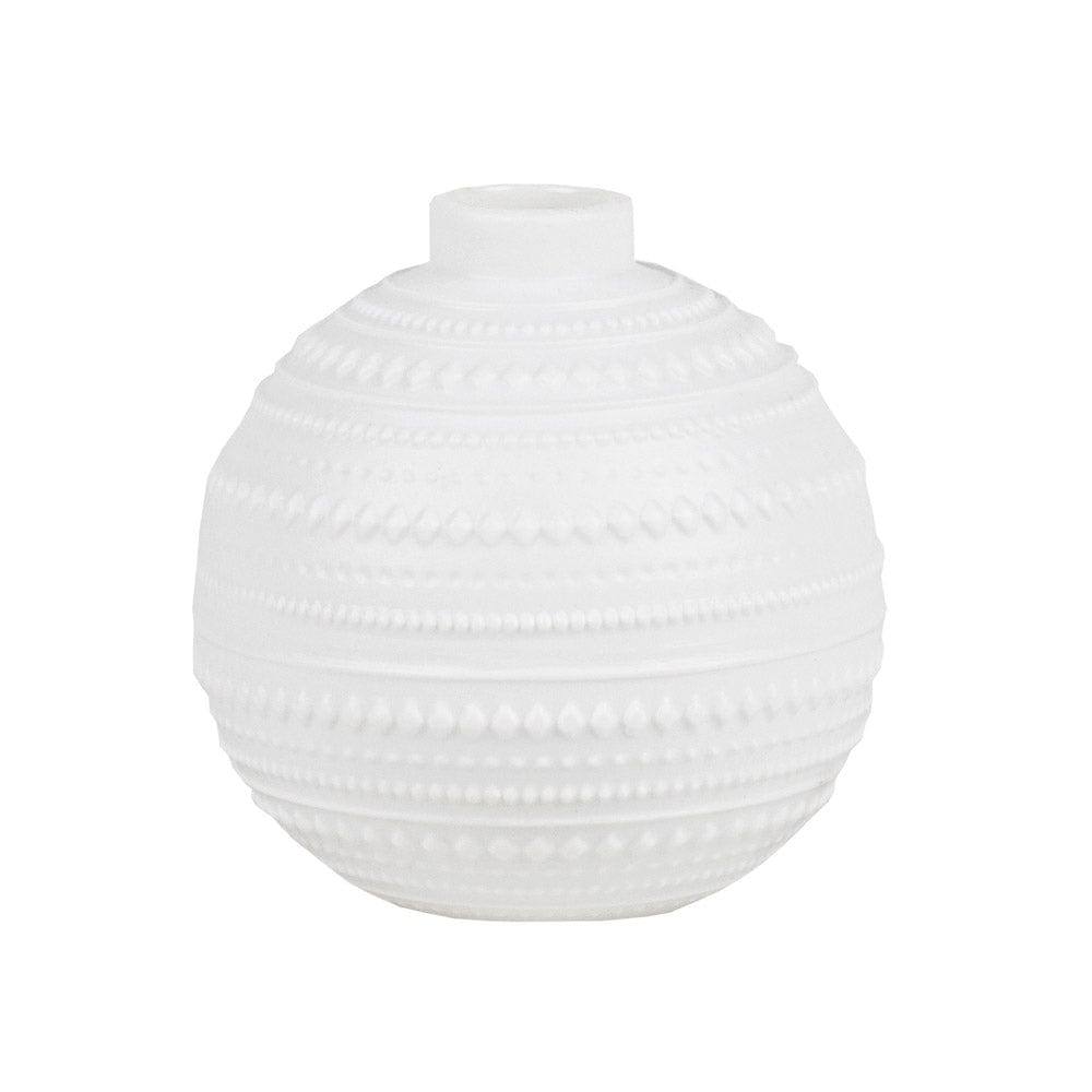 Rader Germany Miracle Ball Mini Vases, Set of 3 - White