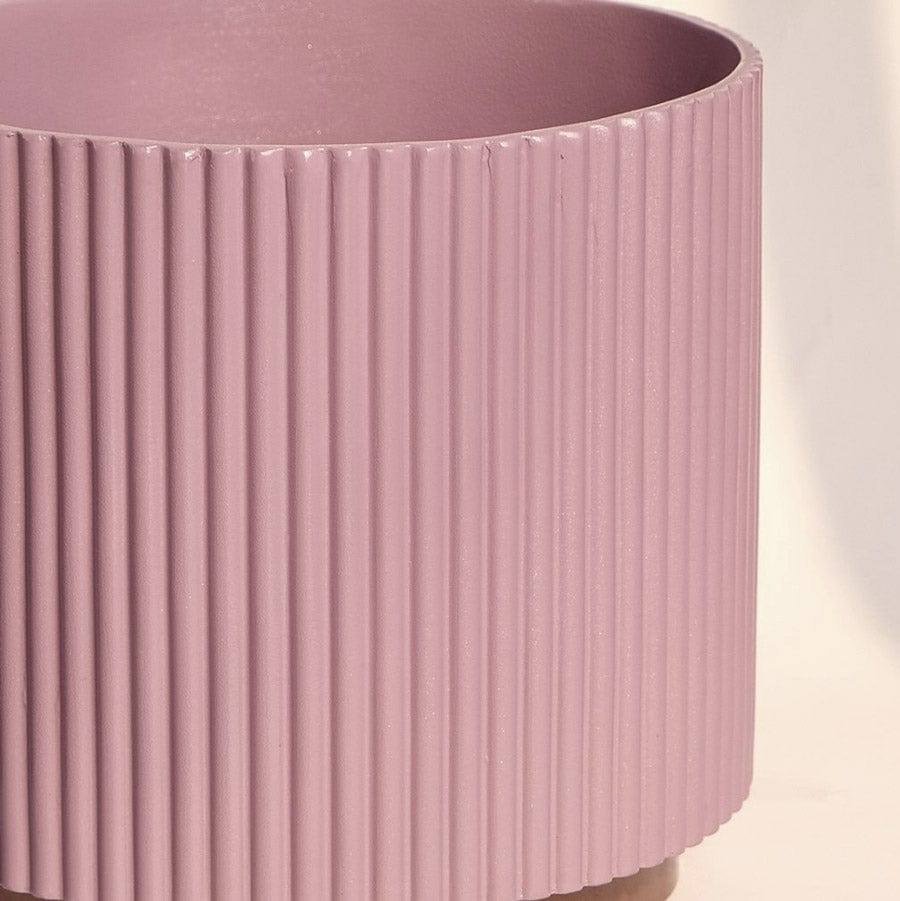 Ripples Home Midori Planter with Base Small - Pink