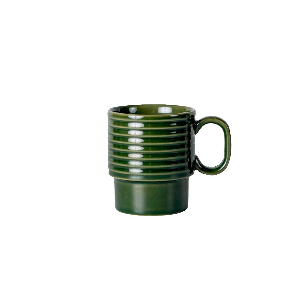 Sagaform Sweden Coffee & More Coffee Mugs, Set of 2 - Green