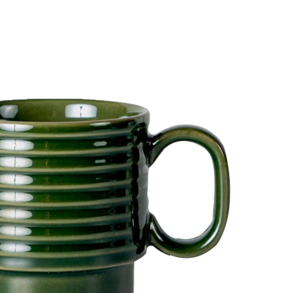 Sagaform Sweden Coffee & More Coffee Mugs, Set of 2 - Green