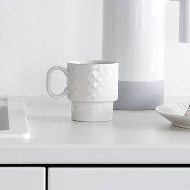 Sagaform Sweden Coffee & More Coffee Mugs, Set of 2 - White