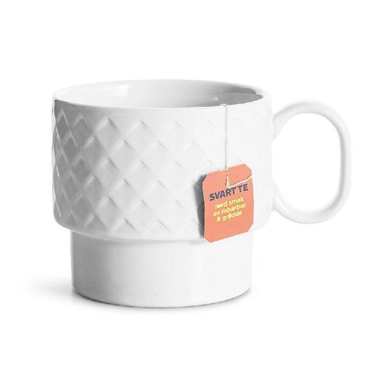 Sagaform Sweden Coffee and More Tea Mug - White