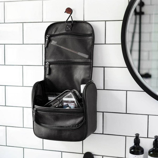 Hanging Travel Washbag Large - Black