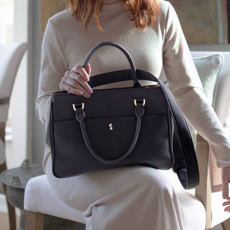 Stackers London Small Handbag Black Modern Quests