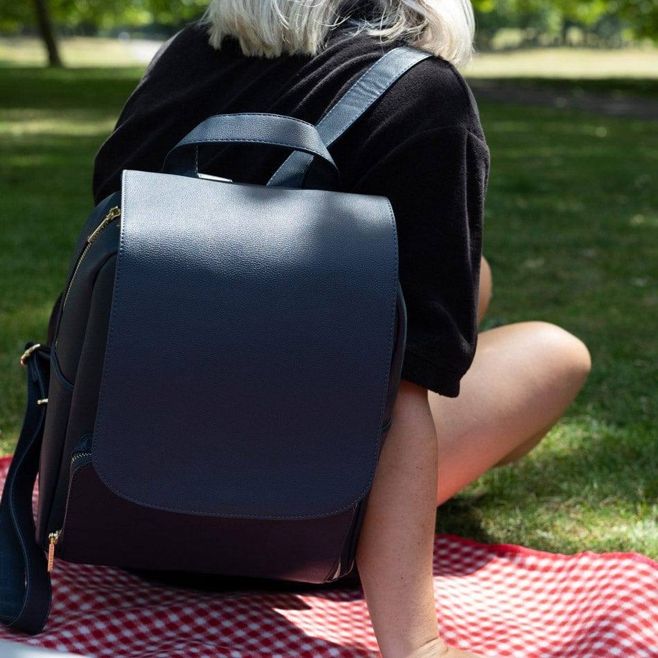 Stackers London Travel Backpack - Pebble Navy