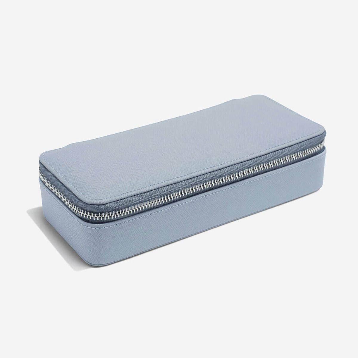 Stackers London Travel Jewellery Pouch Duo - Dusky Blue