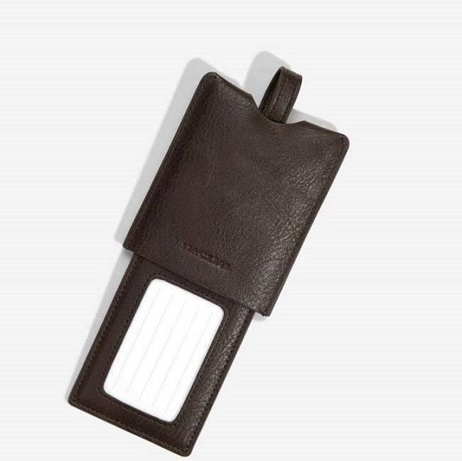 Stackers London Travel Luggage Tag - Brown