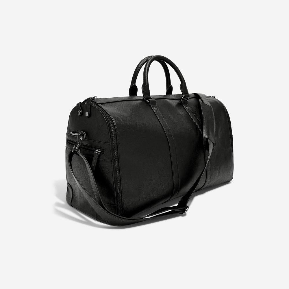 Stackers London Zipped Weekend Suit Bag - Black