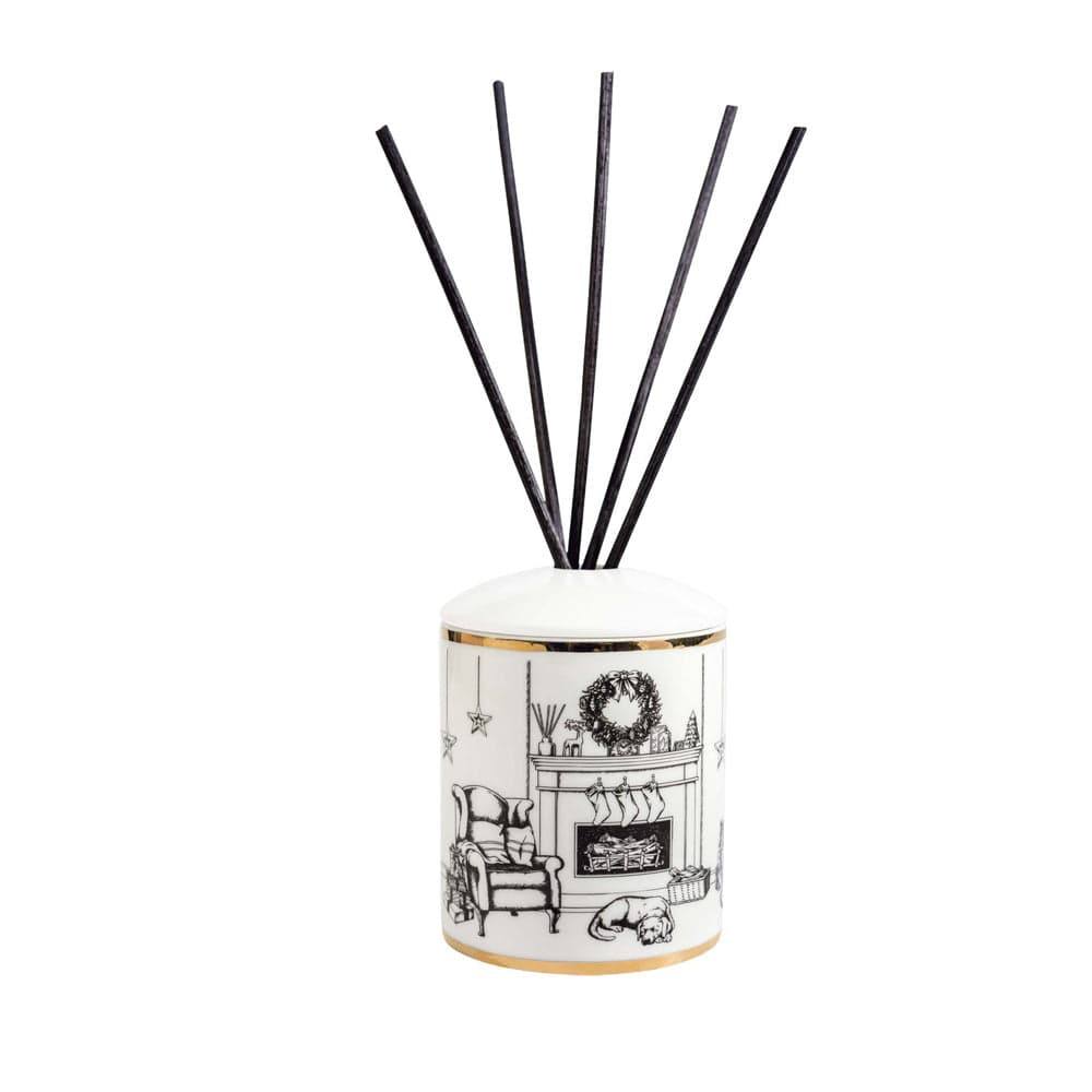 Stoneglow London Keepsake Ceramic Reed Diffuser - Fireside Embers