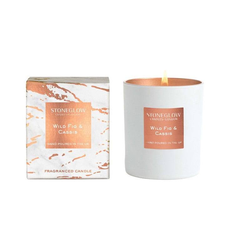 Stoneglow London Luna Candle - Wild Fig & Cassis