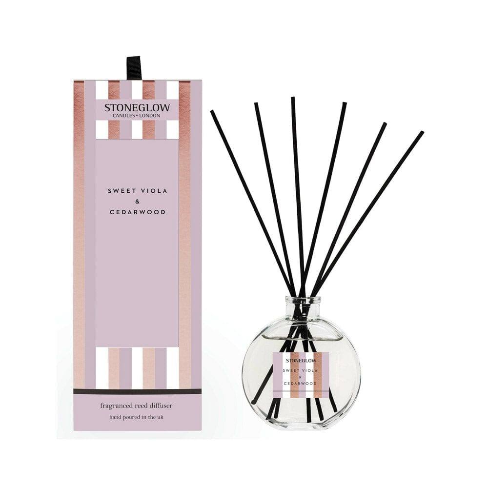 Stoneglow London Modern Classics Reed Diffuser - Sweet Viola & Cedarwood