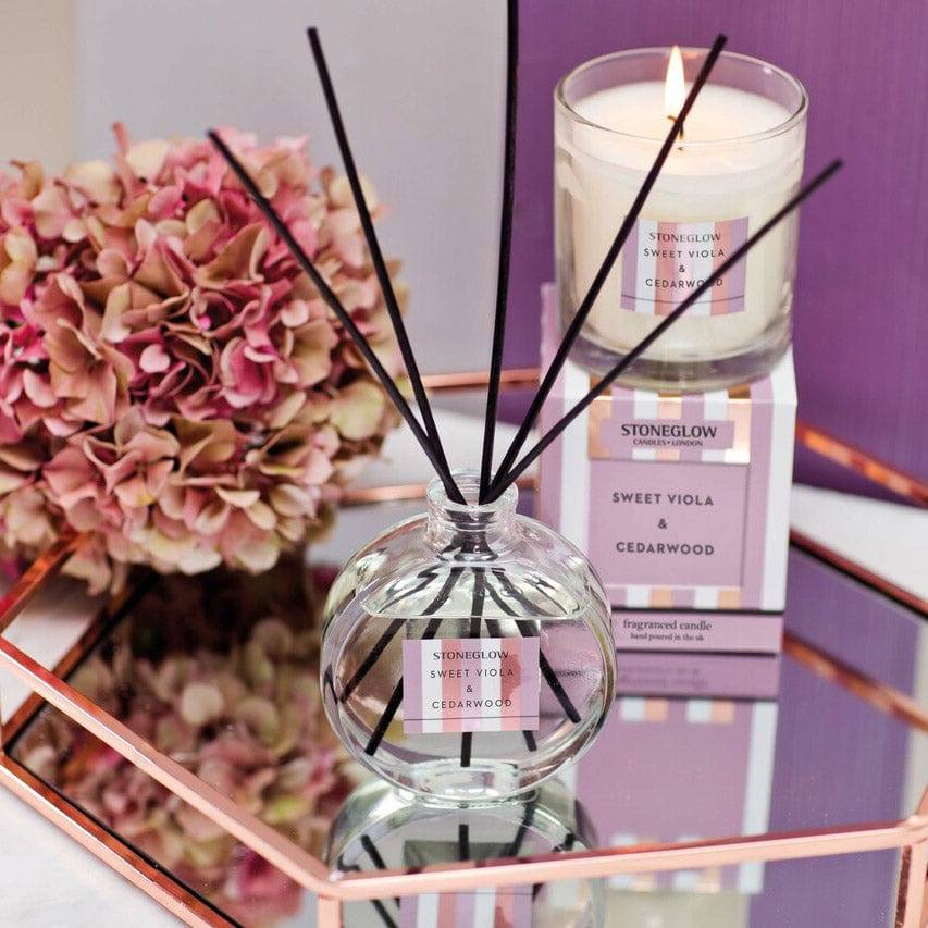 Stoneglow London Modern Classics Reed Diffuser - Sweet Viola & Cedarwood