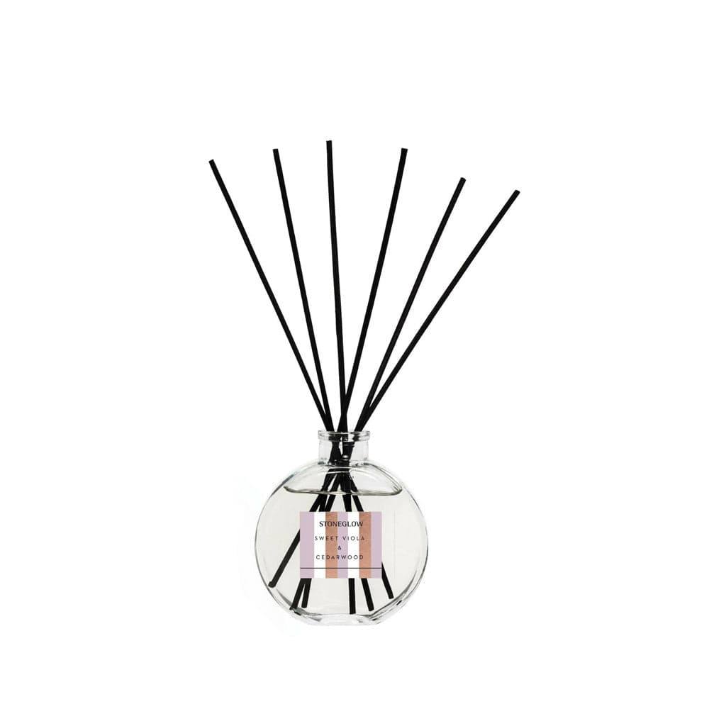 Stoneglow London Modern Classics Reed Diffuser - Sweet Viola & Cedarwood