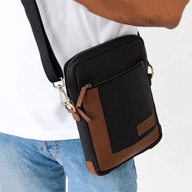 The Postbox Caravan Cross Body Sling - Charcoal