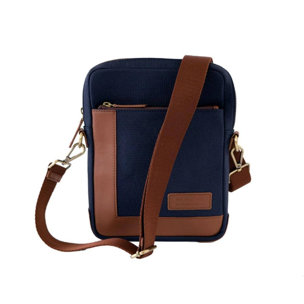 The Postbox Caravan Cross Body Sling - Oxford Blue