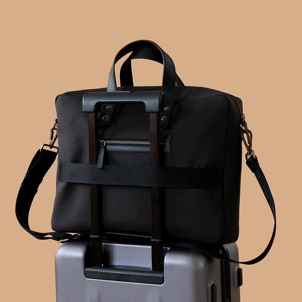 The Postbox Dean Messenger Laptop Bag - Charcoal