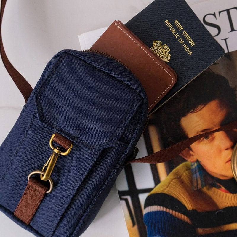 The Postbox Lodge Cross Body Sling - Oxford Blue