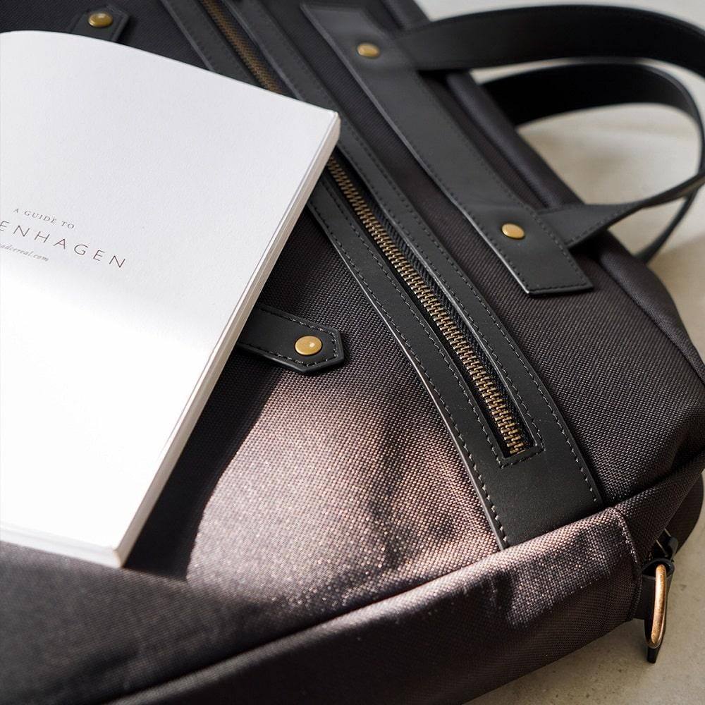 The Postbox The Arrival Laptop Workbag - Charcoal