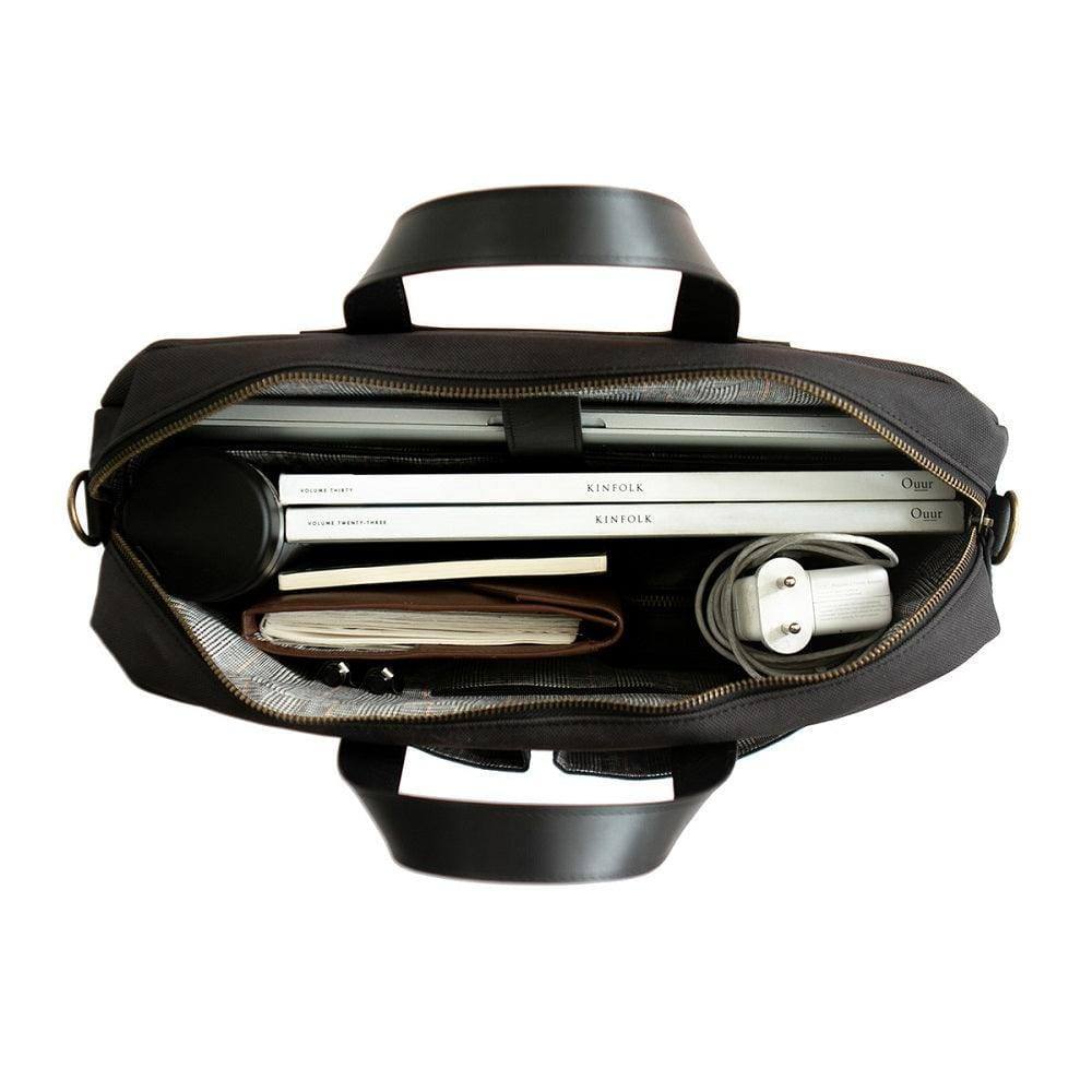 The Postbox The Arrival Laptop Workbag - Charcoal