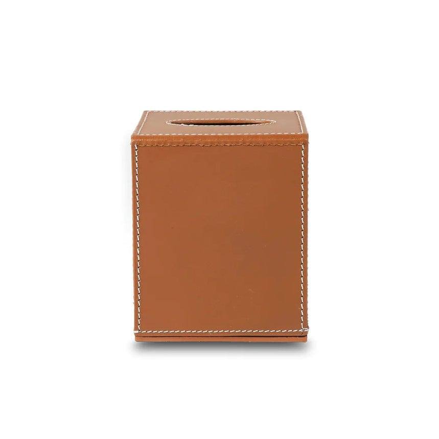Three Sixty Modella High Tissue Box Holder - Cognac
