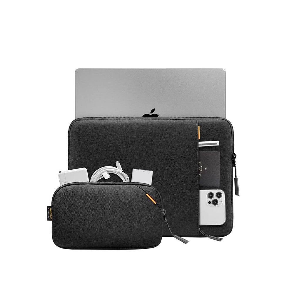 Tomtoc Defender A13 Laptop Sleeve & Pouch - Black 13 to 14 Inch