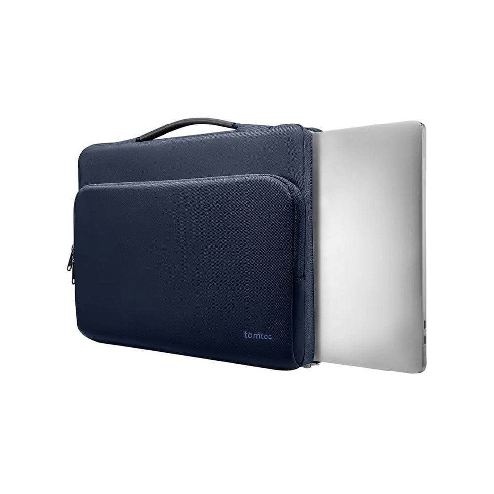 Tomtoc Defender A14 Laptop Briefcase - Navy Blue 13 to 14 inch