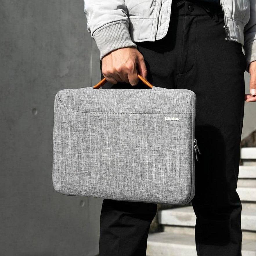 Defender A22 Zipper Briefcase Grey 13 to Inch