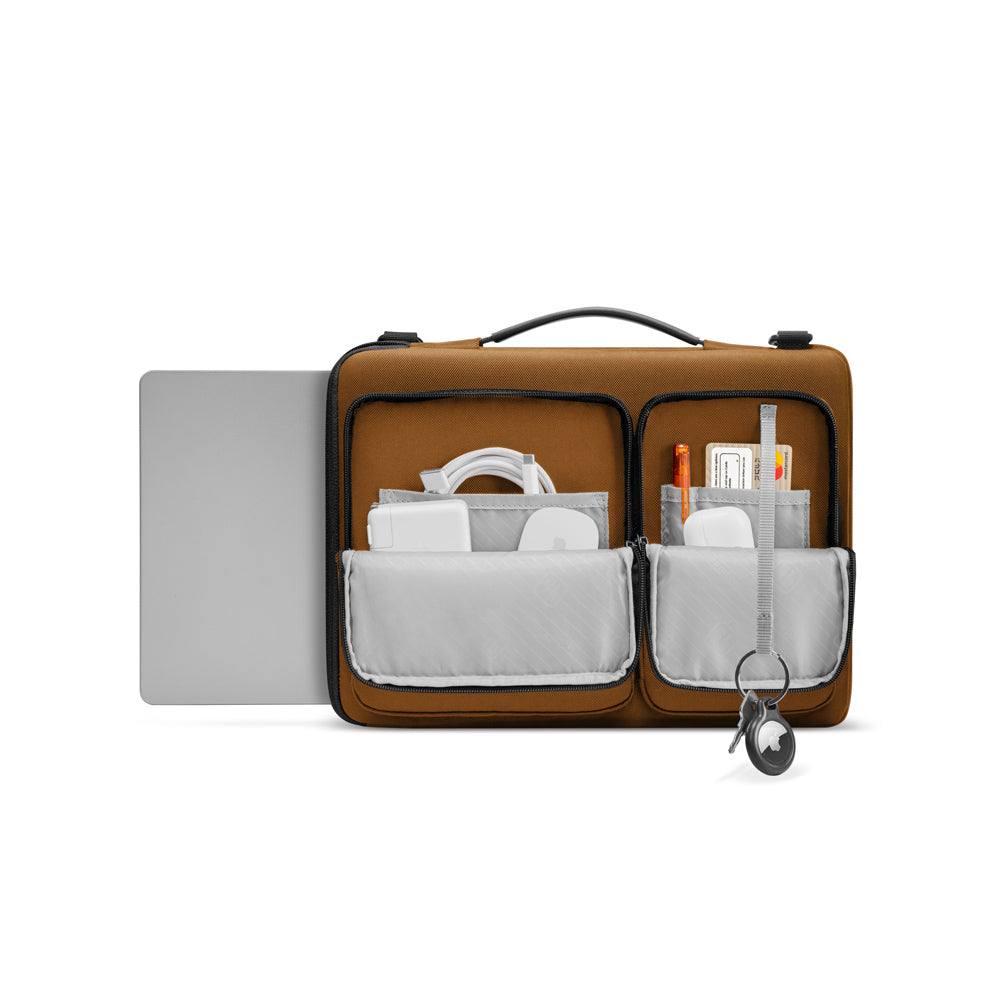 Tomtoc Defender A42 Laptop Bag - Brown 15 to 16 Inch