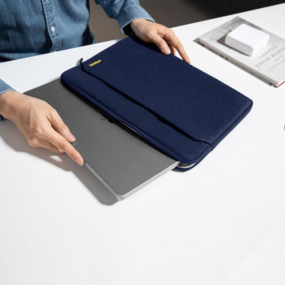 Tomtoc Light-A18 Laptop Sleeve - Navy for 15 Inch