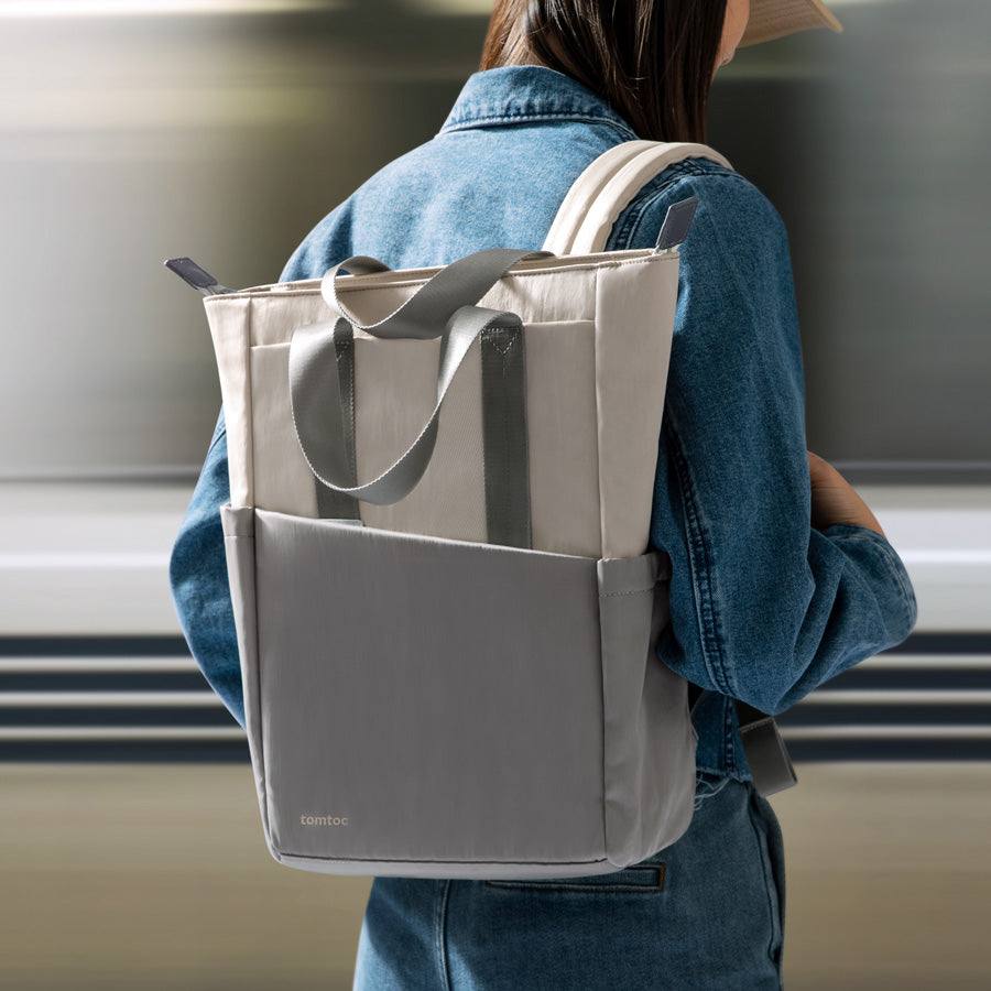 Tomtoc Slash Totepack - Moon Grey