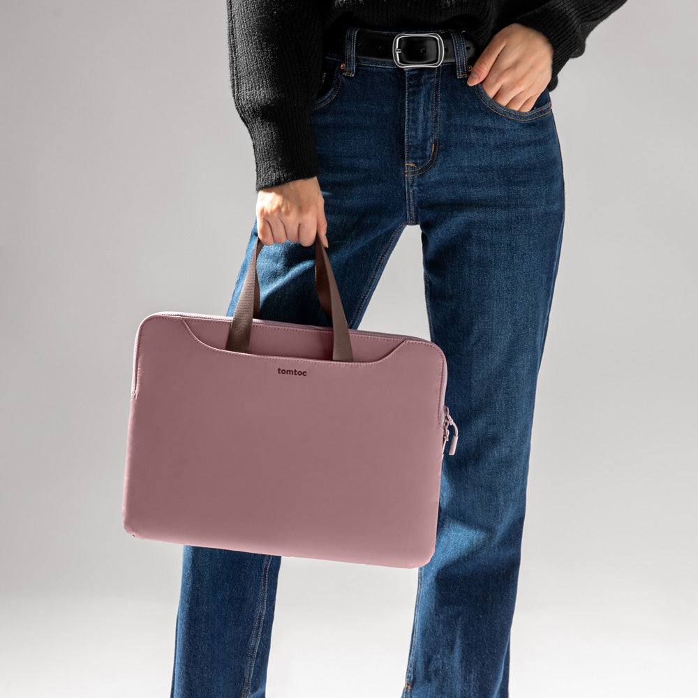 Tomtoc Slim A21 Laptop Handbag - Raspberry 13 to 14 inches