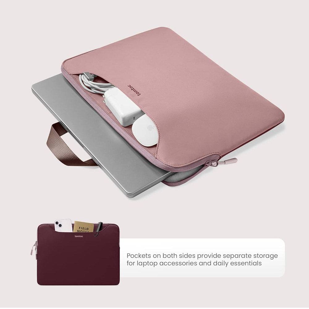 Tomtoc Slim A21 Laptop Handbag - Raspberry 13 to 14 inches