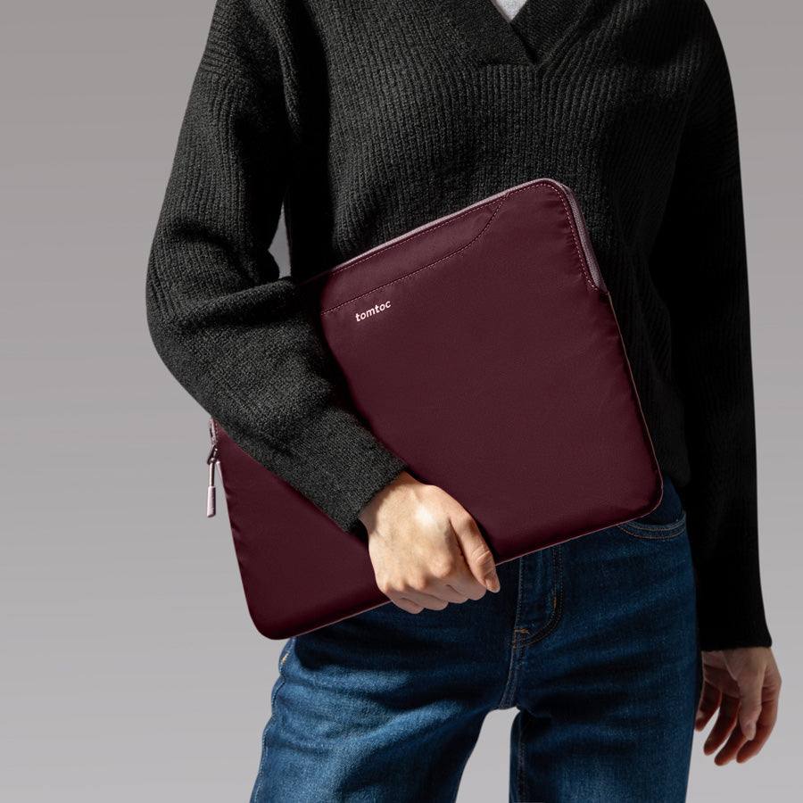 Tomtoc Slim A21 Laptop Handbag - Raspberry 13 to 14 inches