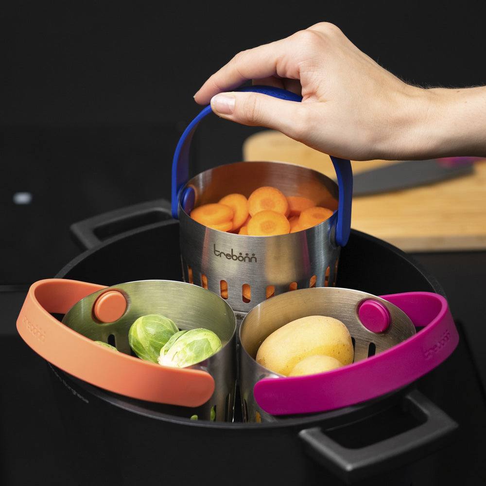 Trebonn Cottura Stainless Steel Cooking Pod Pro - Coral