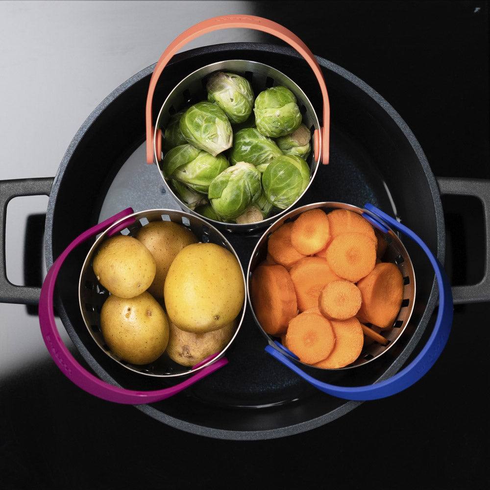 Trebonn Cottura Stainless Steel Cooking Pod Pro - Coral