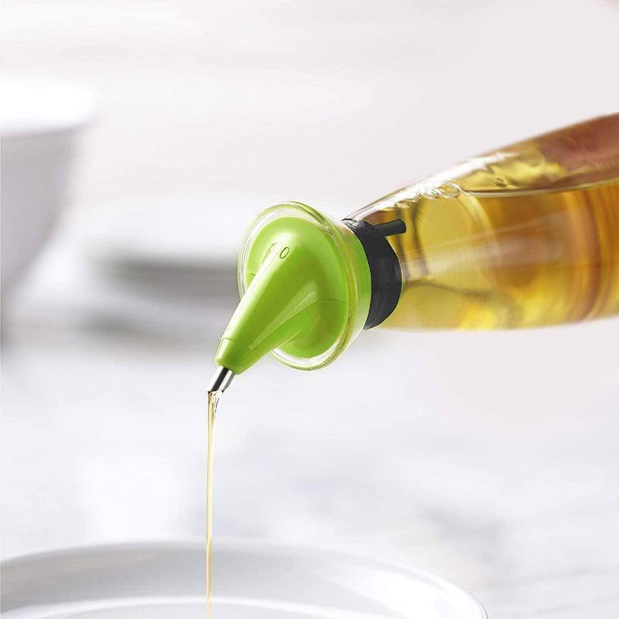 Trudeau Dripless Oil Bottle - Green