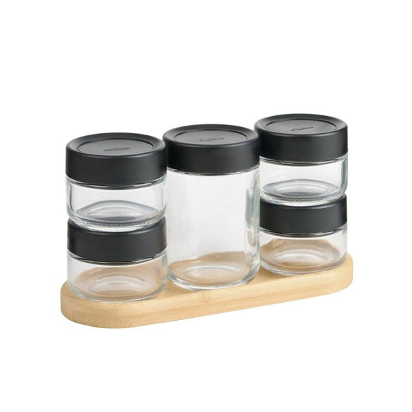 Trudeau Large Stacking Spice Jars Set of 6 – Kitchen Boutique Canada