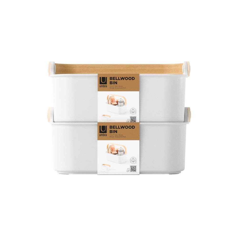 Umbra Bellwood Storage Bin Medium - White