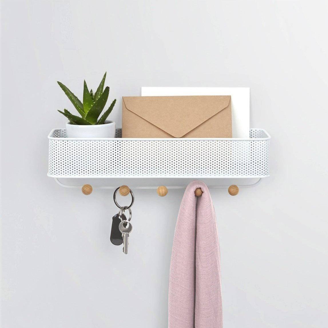 Umbra Estique Key Hook Organiser White Modern Quests