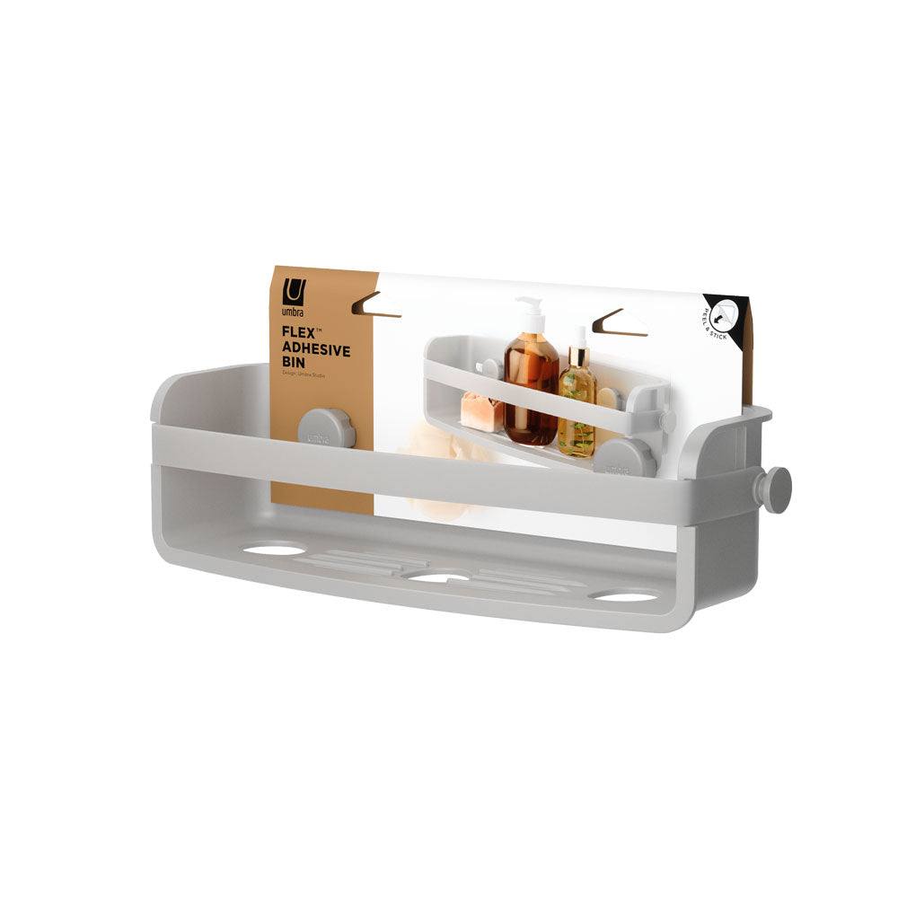 Umbra Flex Adhesive Bin - Grey