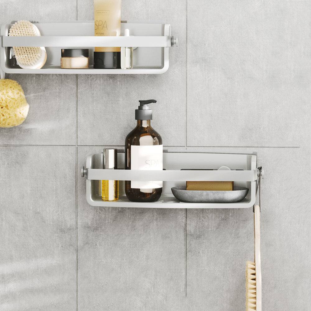 Umbra Flex Adhesive Bin - Grey