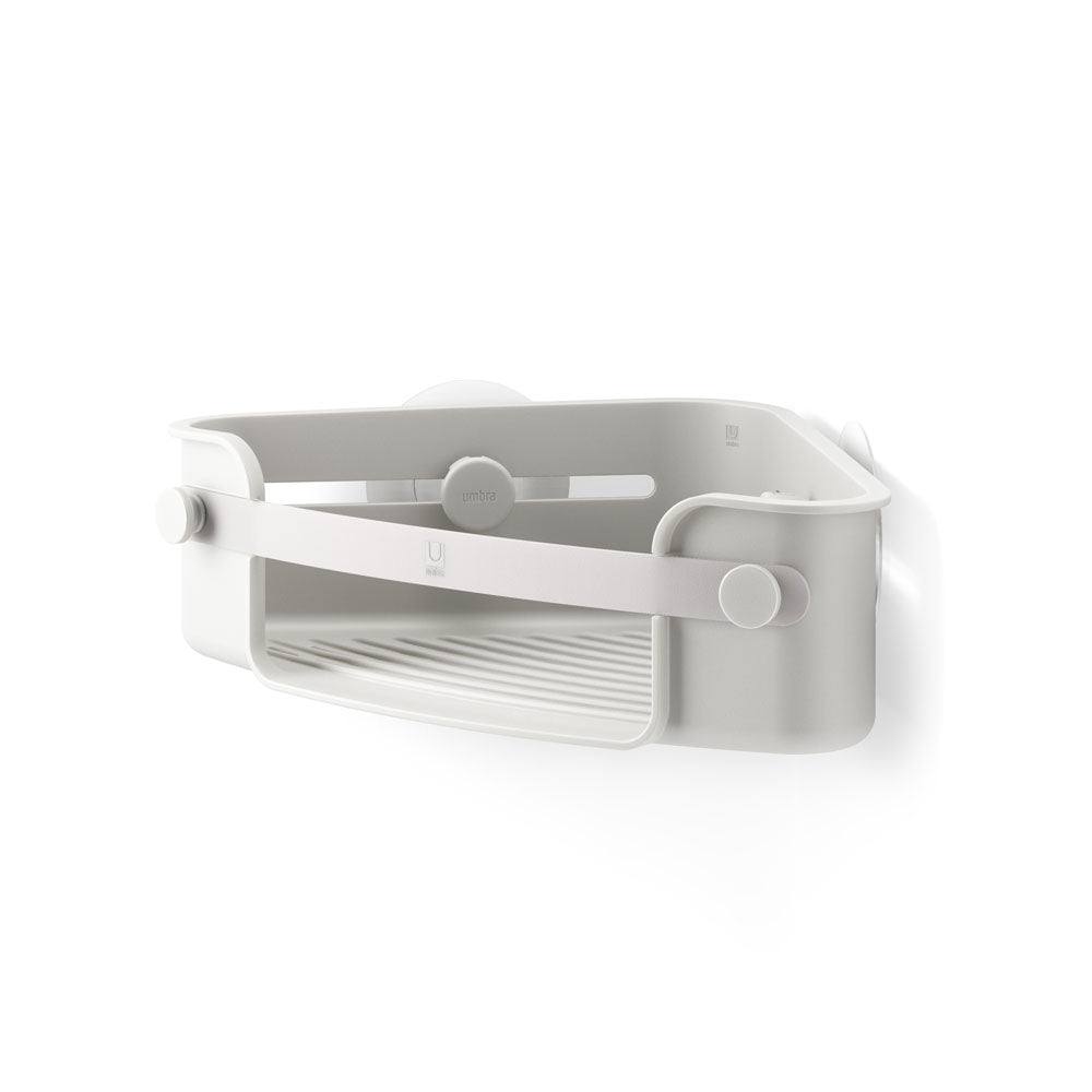 Umbra Flex Adhesive Corner Bin - Grey
