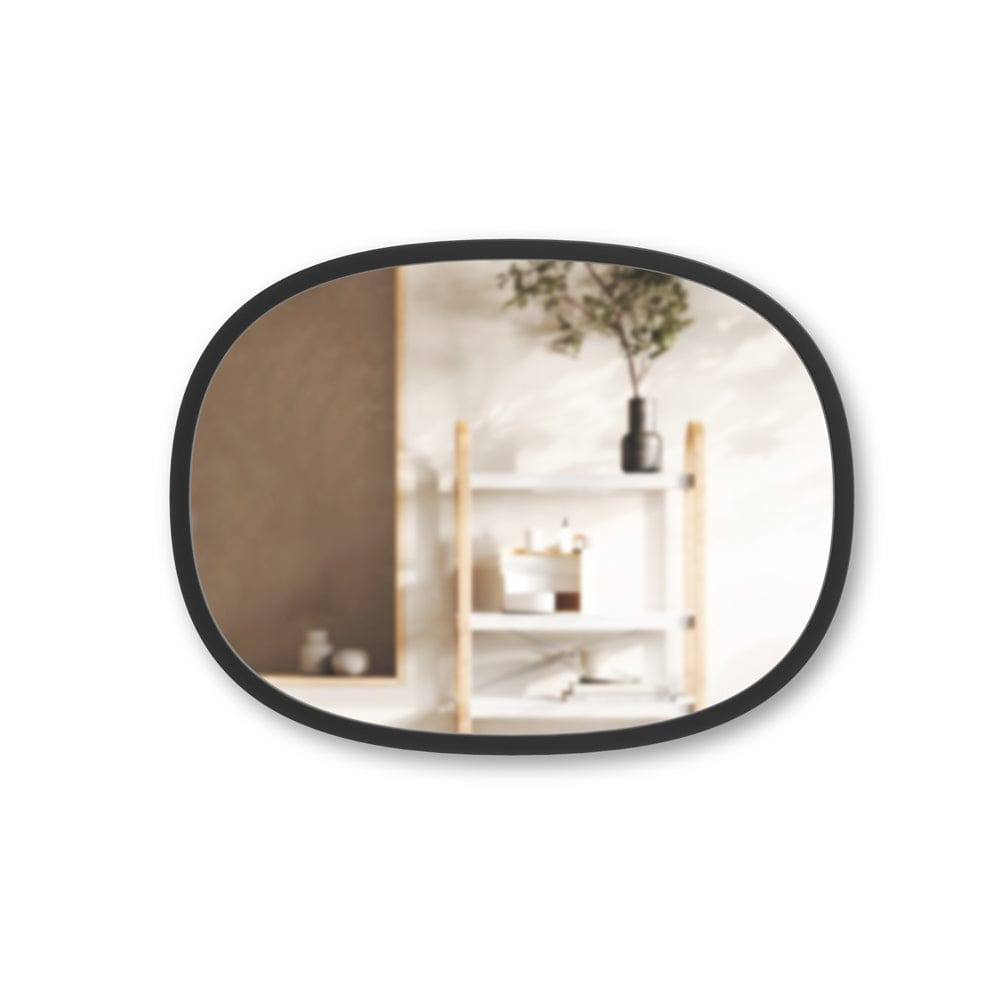 Umbra Hub Oval Wall Mirror - Black