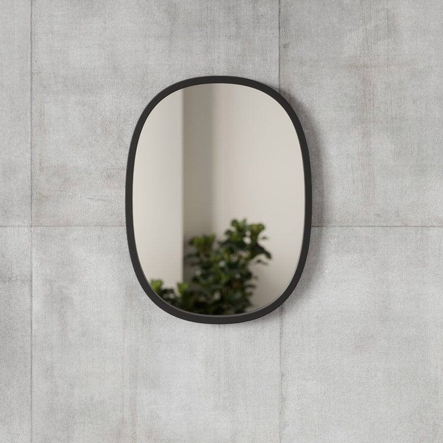 Umbra Hub Oval Wall Mirror - Black