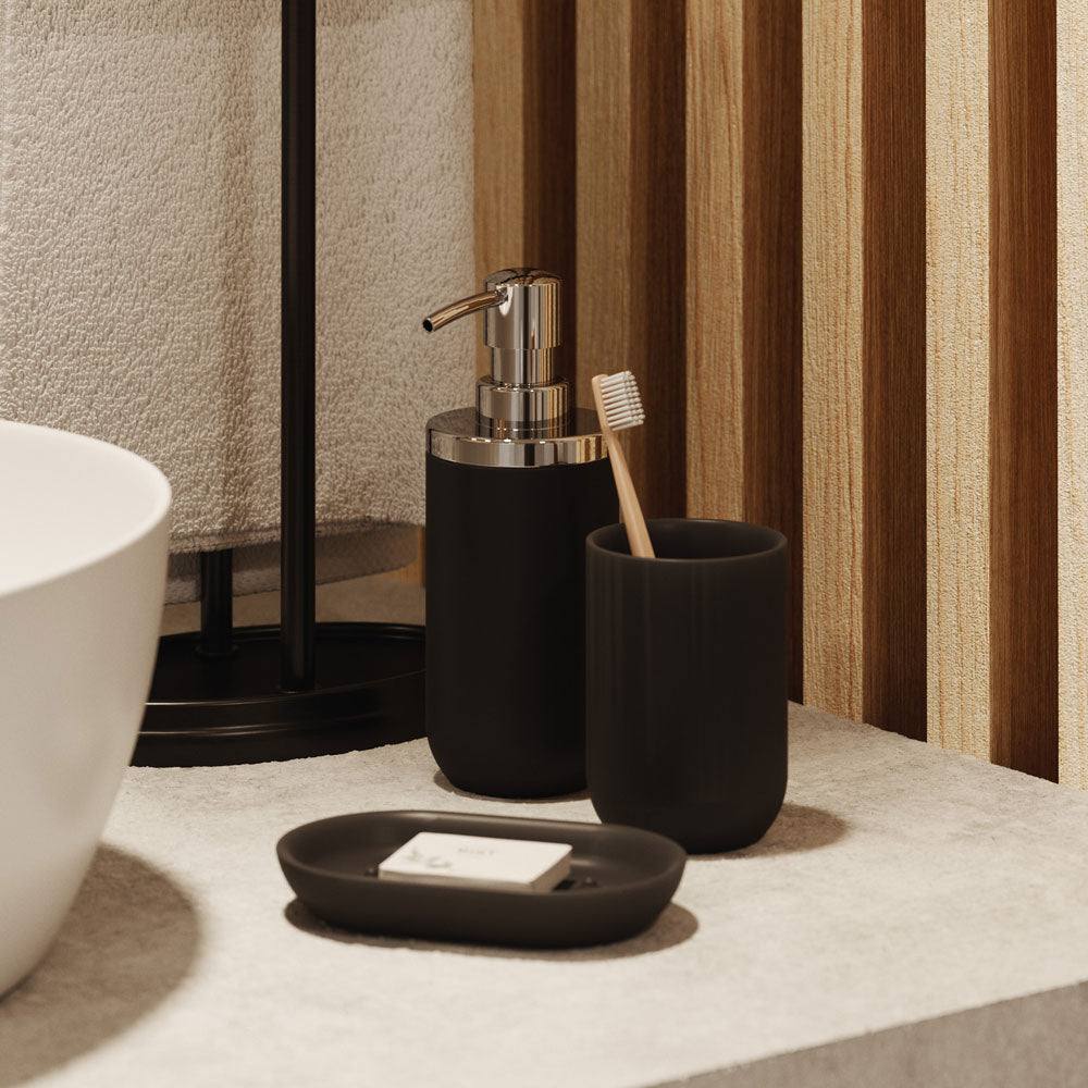 Umbra Junip Toothbrush Tumbler - Black